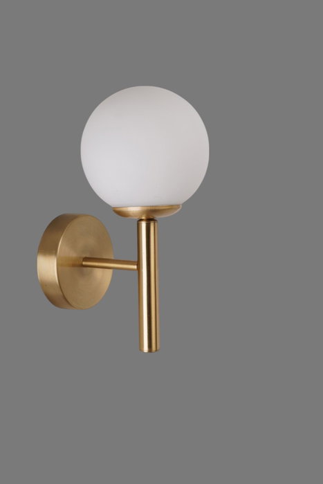 Opviq Lámpara de Pared 8976-1A Blanco y Dorado